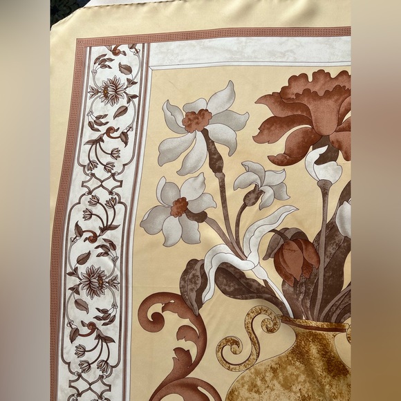 Vintage Loewe Silk Scarf—34” Square - Picture 10 of 16